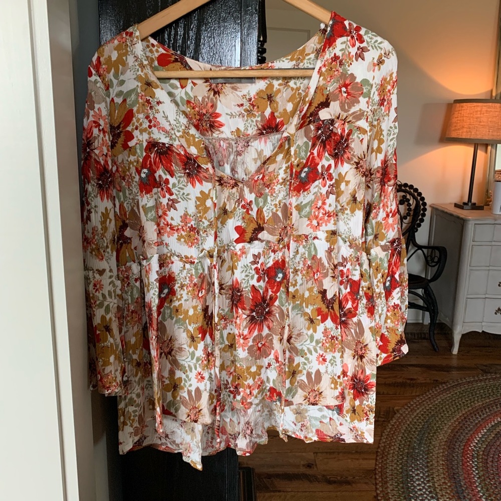 Floral Flowy Top